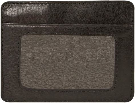 Travelon RFID Leather Cash and Card Sleeve, Brown, One Size